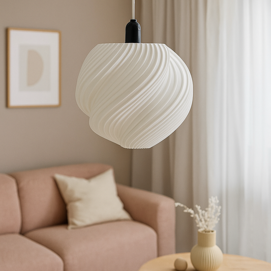 luminária pendente espiral