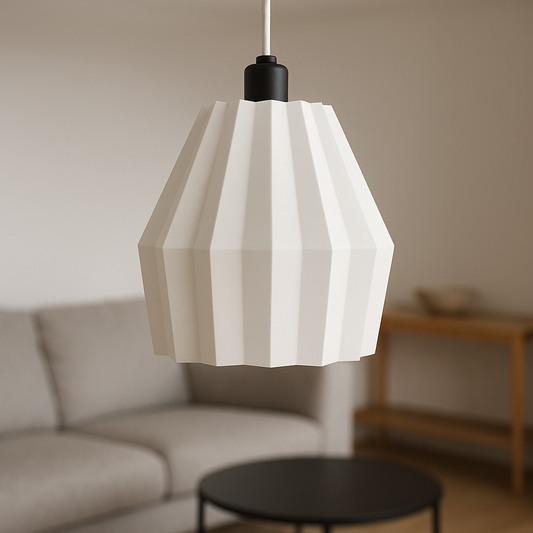Luminária de teto branca Modern Folden