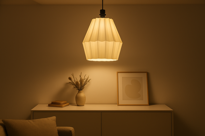 Luminária de teto branca Modern Folden