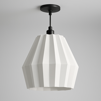 Luminária de teto branca Modern Folden